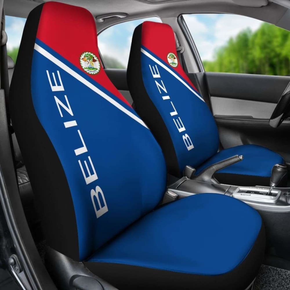 Premium Belize Car Seat Covers - Curve Version 09 221205 - Universal Fit for Cars, SUVs & Trucks - Waterproof & Comfortable for Daily Commute, Road Trips & Outdoor Adventures