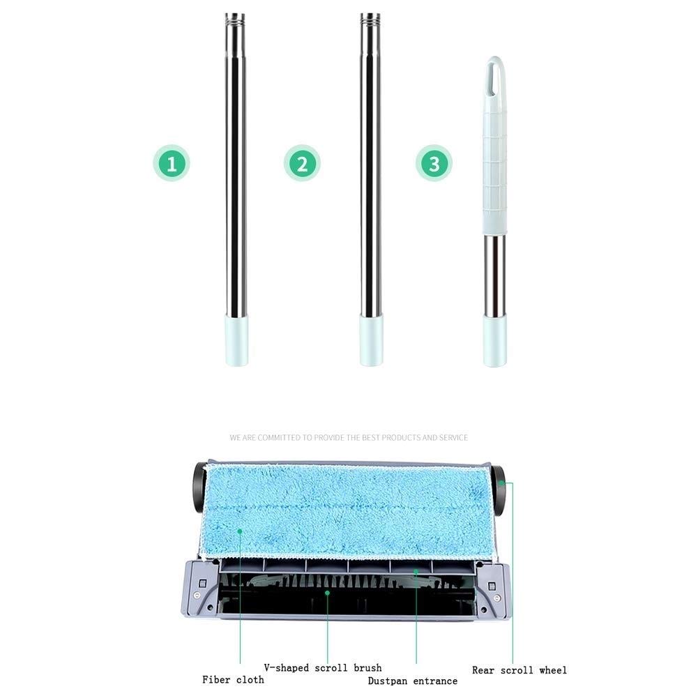 **Rechargeable Cordless Electric Mop - Powerful Floor Cleaner & Scrubber for Hardwood, Tile & Carpet | Handheld Vacuum & Polisher for Home & Car Cleaning**