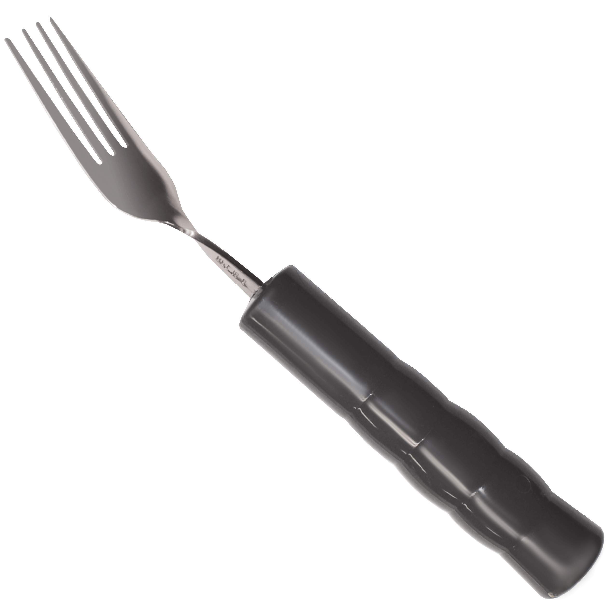 Weighted Utensil Set for Hand Tremors & Stroke Recovery - Adaptive Eating Aids with Non-Slip Plastic Handles - Ideal for Parkinson's, Arthritis & Physical Therapy Patients