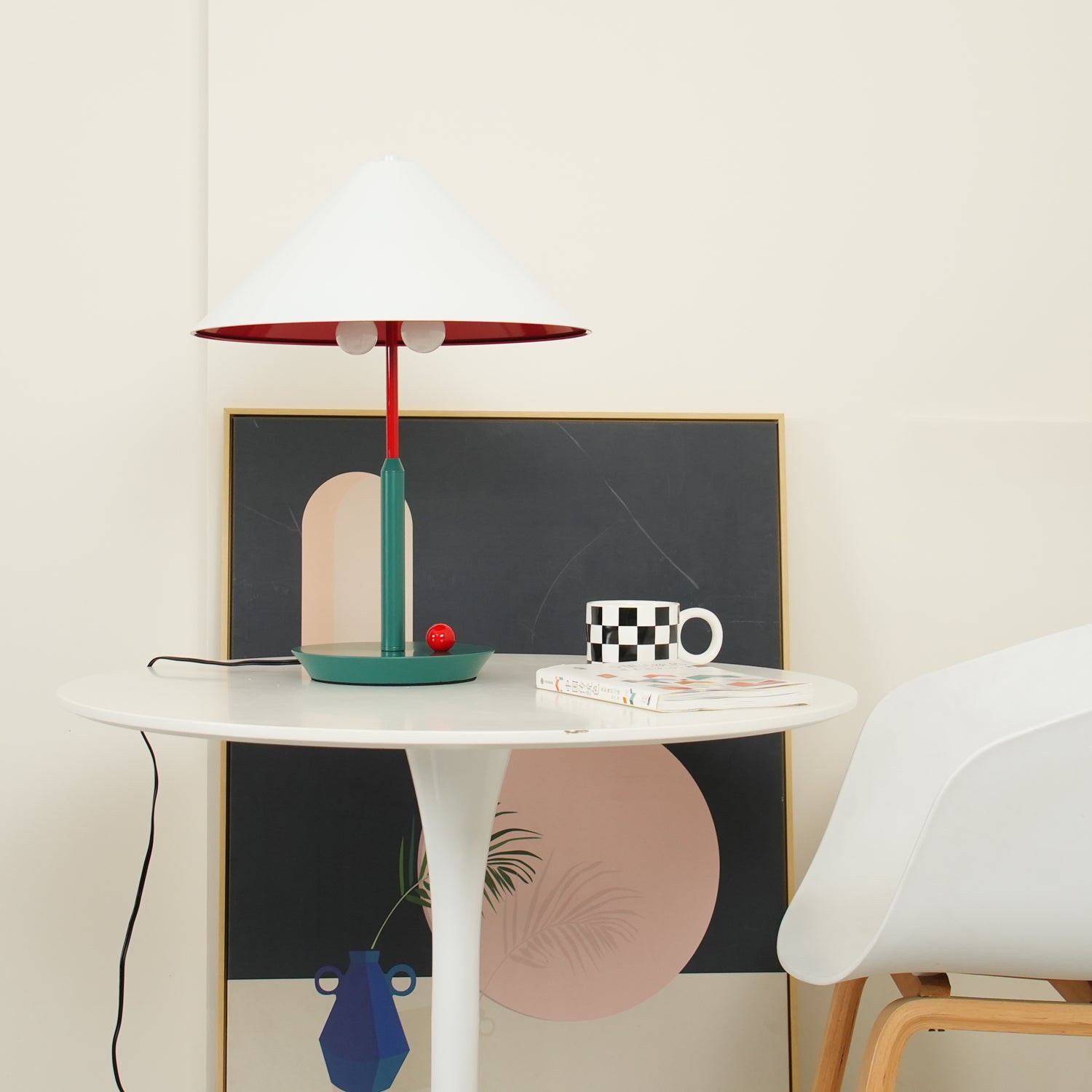 Little Eliah Table Lamp - Modern LED Nightstand Light with USB Port, Dimmable & Touch Control - Perfect for Bedroom, Living Room, and Office Decor