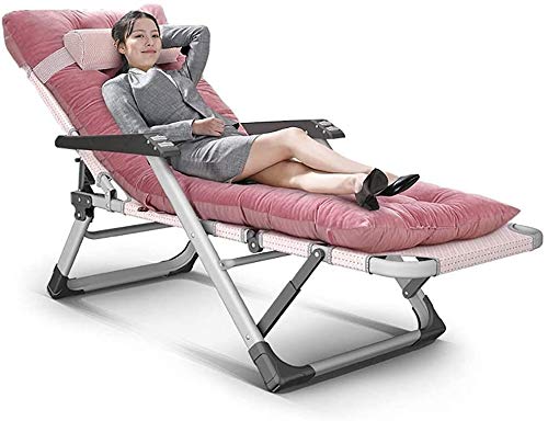 Folding Zero Gravity Recliner Chair with Thick Cushion - Adjustable Sun Lounger for Garden, Beach, Poolside & Patio Relaxation | Heavy Duty Portable Outdoor Lounge Chair