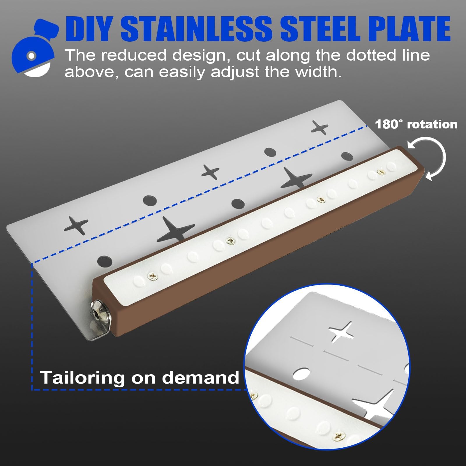 8 Pack 7 Inch Low Voltage LED Landscape Lighting - 12-36V 2.5W 2700K Soft White Outdoor Step Lights, IP67 Waterproof Retaining Wall Lights with 50,000 Hours Lifespan - Perfect for Stairs, Patio, Garden Path and Hardscape Lighting