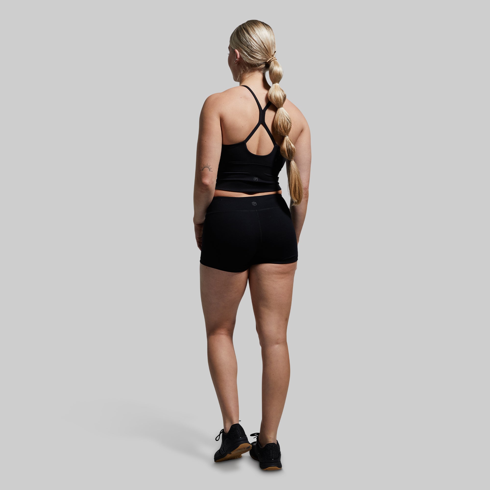 Renewed Vigor Booty Shorts 2.0 - High Waist Workout Shorts for Women, Black | Perfect for Gym, Yoga, Running & Fitness Training