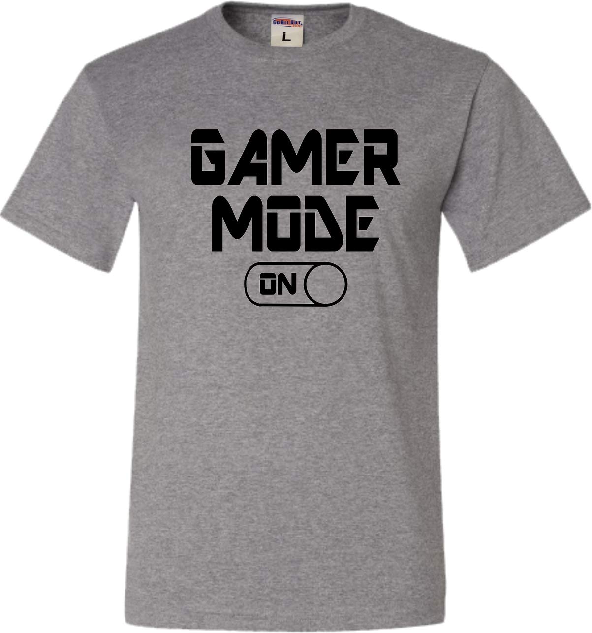 Funny Gamer T-Shirt for Adults - Large Oxford Gaming Mode On Tee - Perfect for Esports, Gaming Conventions & Casual Wear