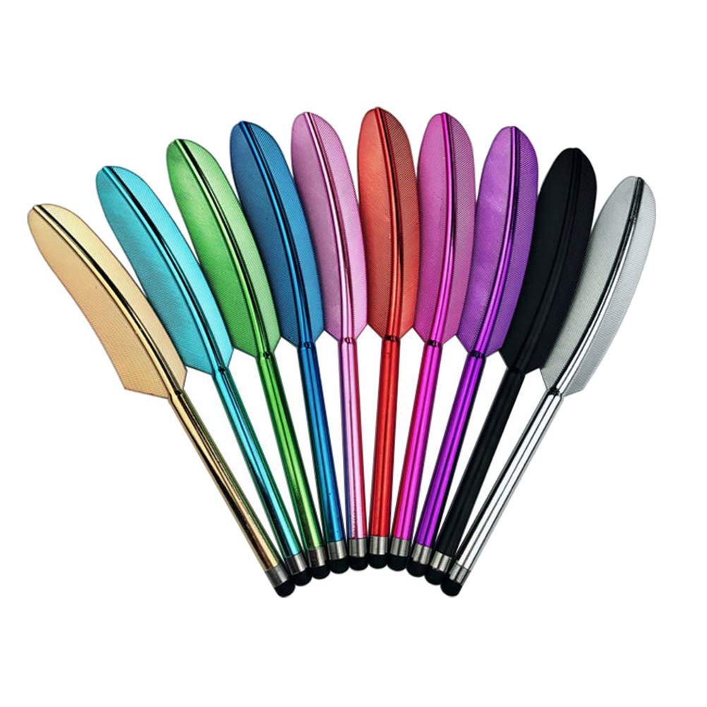 Hemobllo Stylus Pen 5-Pack - Fine Point Capacitive Stylus for Touchscreen Devices - Compatible with iPhone, iPad, Samsung Tablets & Smartphones (Mixed Colors) - Perfect for Drawing, Note-Taking & Digital Signatures
