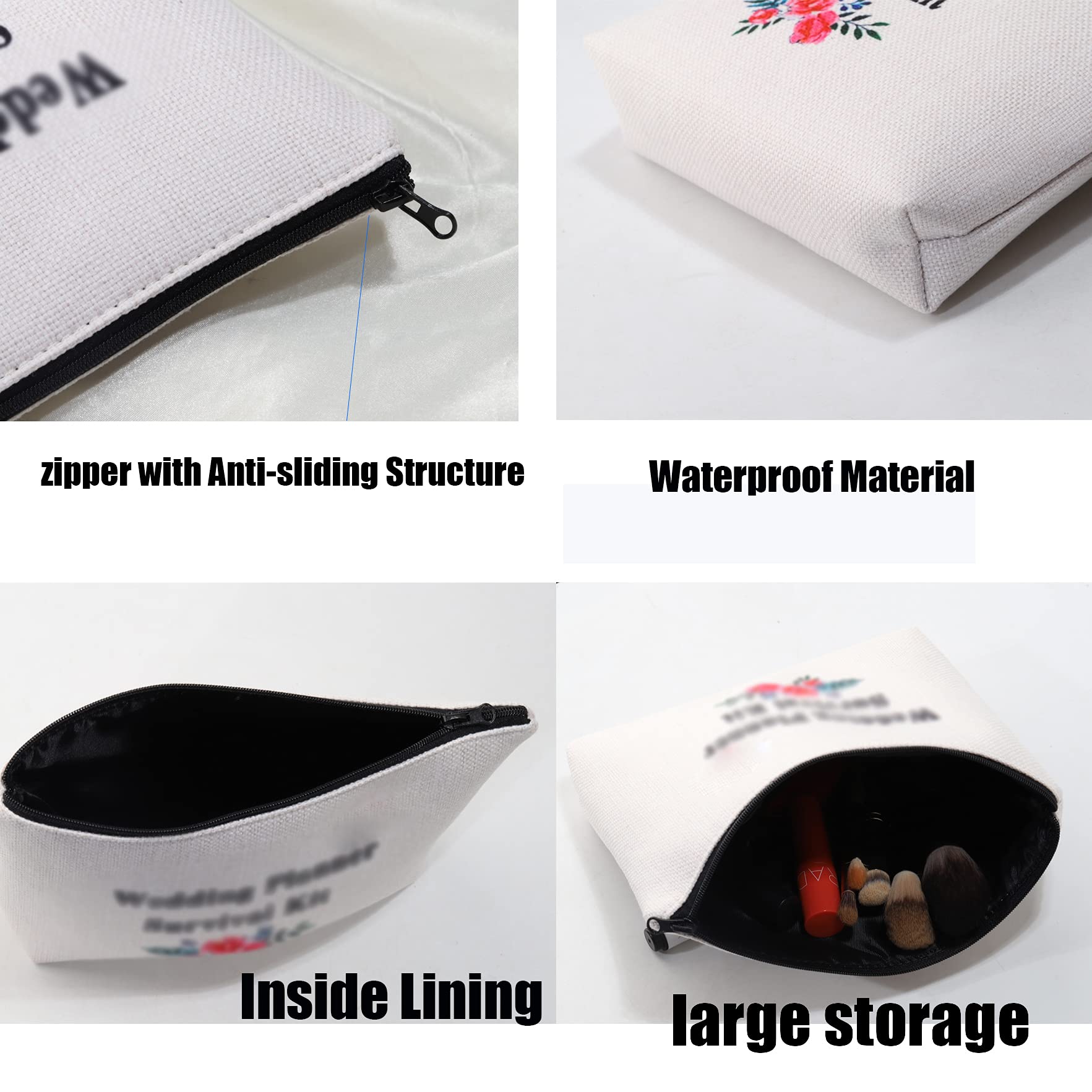 Best Dog Grandma Gift - Paw Print Makeup Bag for Pet Lovers | Cute Cosmetic Pouch for Dog Nana | Perfect Gift for Dog Owners & Grandmas (Home, Travel, Grooming Use)