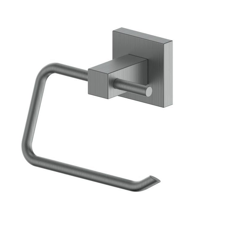 ZLINE Bliss Gun Metal Toilet Paper Holder - Modern Bathroom Tissue Roll Stand for Home & Office - Durable & Stylish Design for Easy Access & Organization