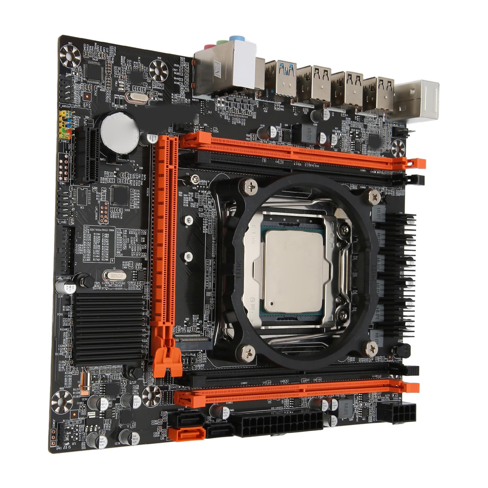 BROLEO X99 DDR4 Motherboard - Dual Channel Desktop Motherboard with 3-Pin Connector for Gaming PC, Workstation & High-Performance Computing