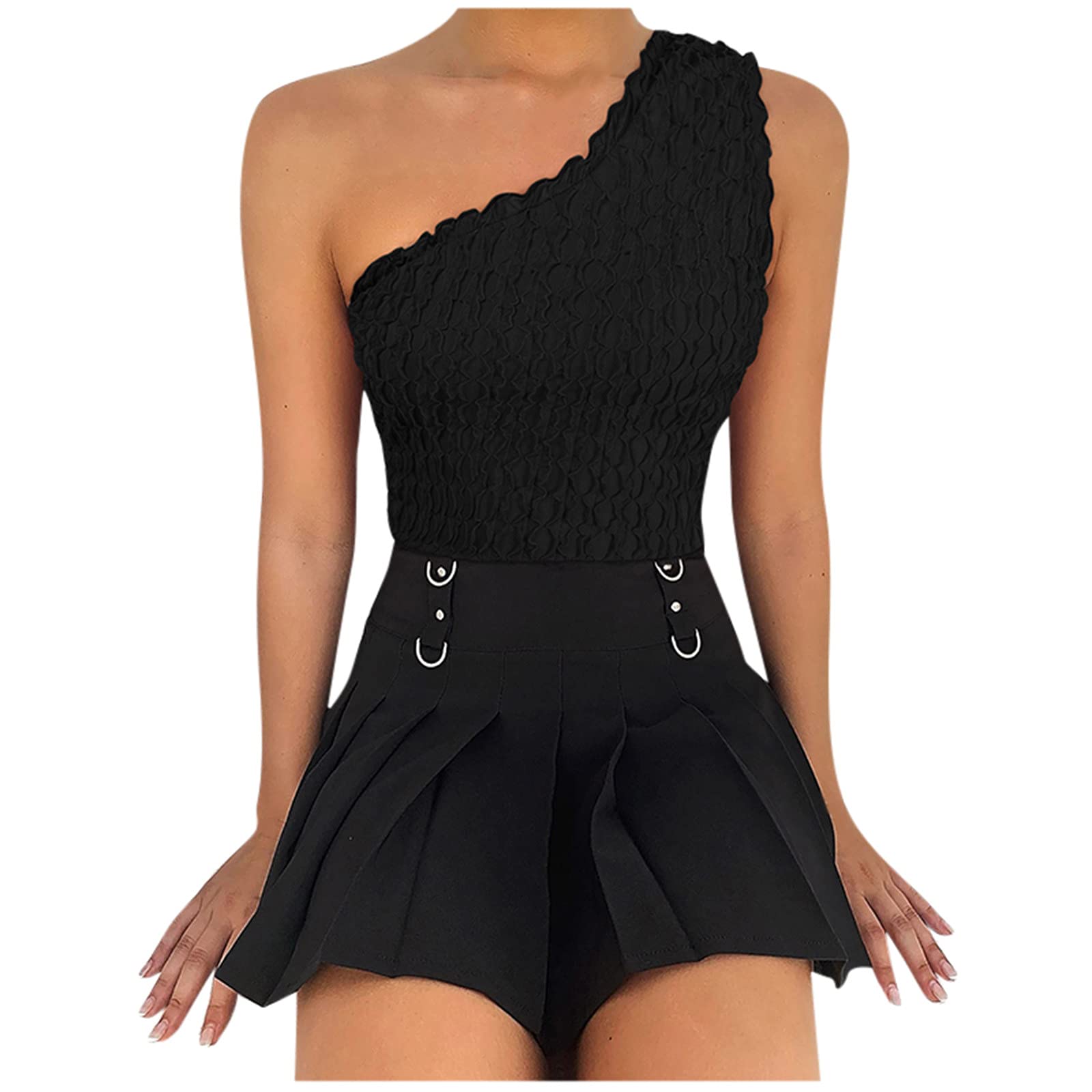 Stylish Sleeveless Women's Tank Top - Sexy Halter Crop Top & Cami Blouse for Summer | Perfect for Beach, Gym, and Casual Outfits
