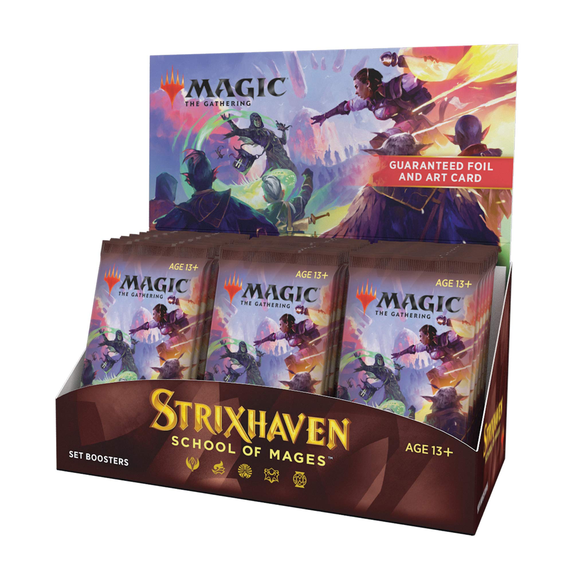 Magic: The Gathering Strixhaven Set Booster Box - 30 Packs (360 Cards) | MTG Collectible Trading Card Game | Perfect for Drafting, Deck Building & Competitive Play
