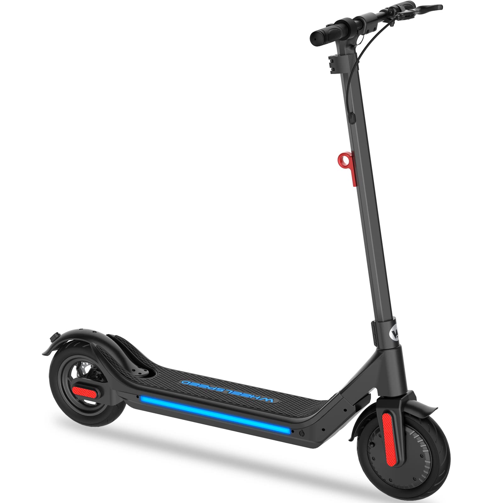 Wheelspeed Electric Scooter for Adults - 20-25 Mile Range & 15 MPH (Pro Version 35-40 Miles & 19 MPH) - 350W Motor (400W Pro) - 10