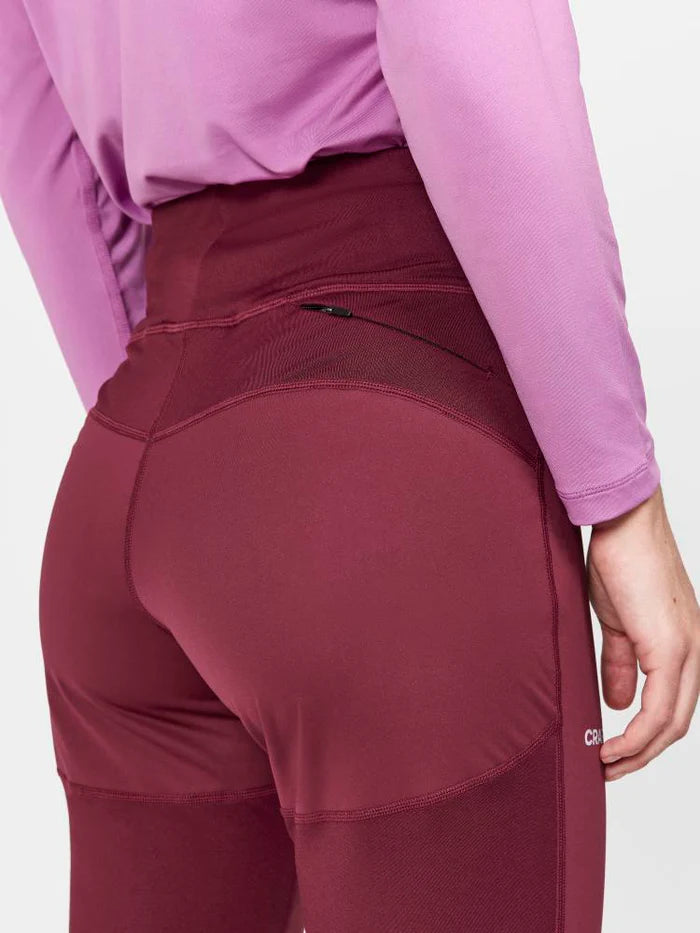 Women's Craft ADV Essence Windproof Running Tights - High-Performance Cold Weather Leggings for Outdoor Jogging & Training