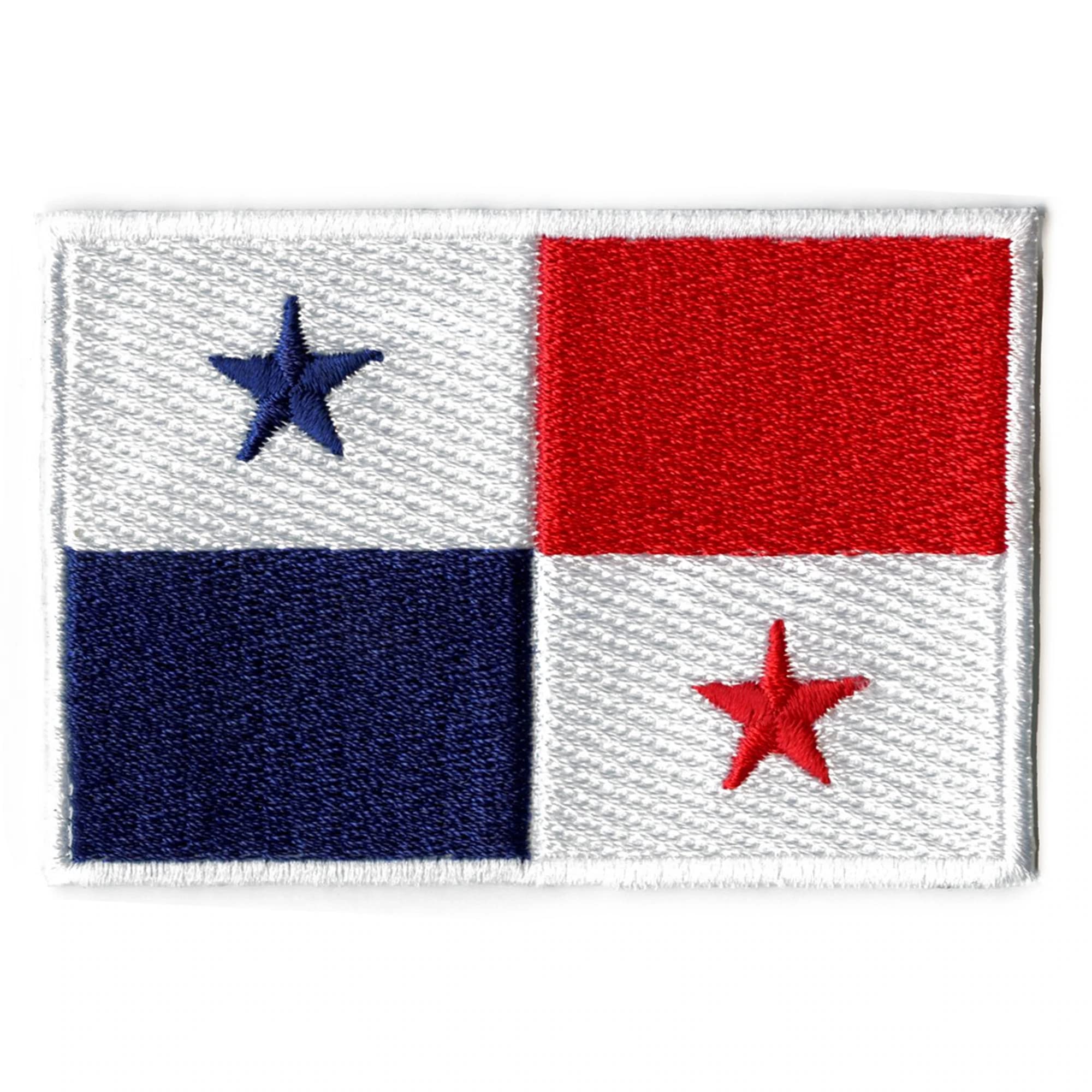 Panama Flag Patch - Embroidered Iron-On for Clothes, Bags & Hats - Show Your Country Pride | Perfect for Travel, Sports & Patriotic Events