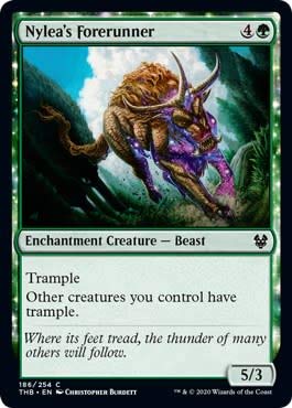 Magic: The Gathering - Nylea's Forerunner Foil Card - Theros Beyond Death Expansion - MTG Collectible Trading Card Game for Deck Building & Strategy Battles