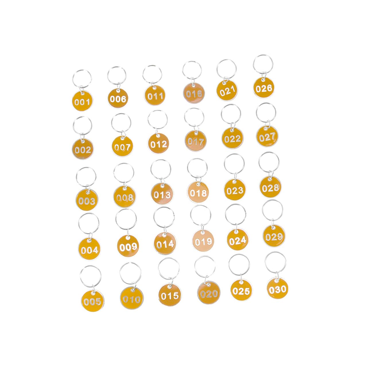 GALPADA Number Key Tags - Storage Keychain Labels for Organizing Keys