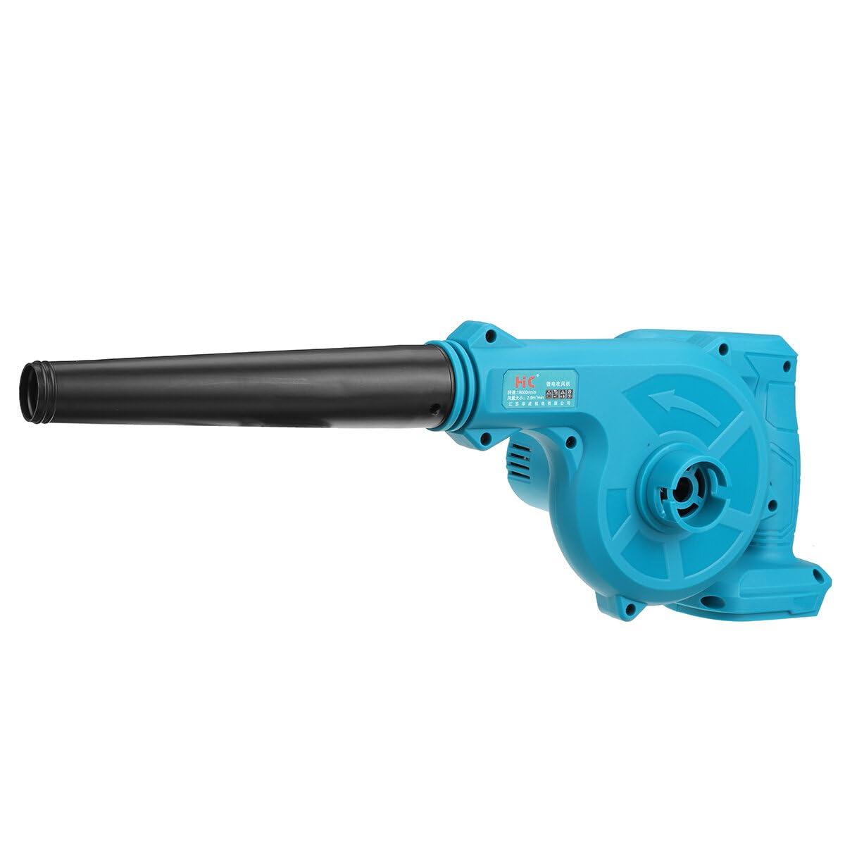 **18V Cordless Electric Air Blower & Vacuum Cleaner - Powerful Suction Blower Tool for Makita Battery - Ideal for Yard, Garage & Workshop Cleaning**