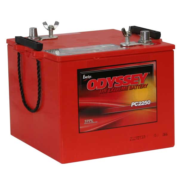 Odyssey PC2250 Deep Cycle & Starting Battery - High Performance Marine, RV, and Solar Power Battery for Reliable Energy Storage