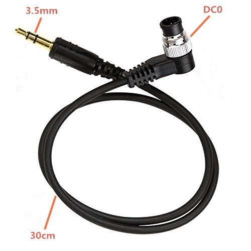 3.5mm Off Camera Shutter Release Cable for Nikon DSLR Cameras - Compatible with TW283 Series & Pixel Remote Control - Durable 3.5mm to DC0 Connector for Professional Photography (Perfect for Time-Lapse, Group Photos & Long Exposure Shots)