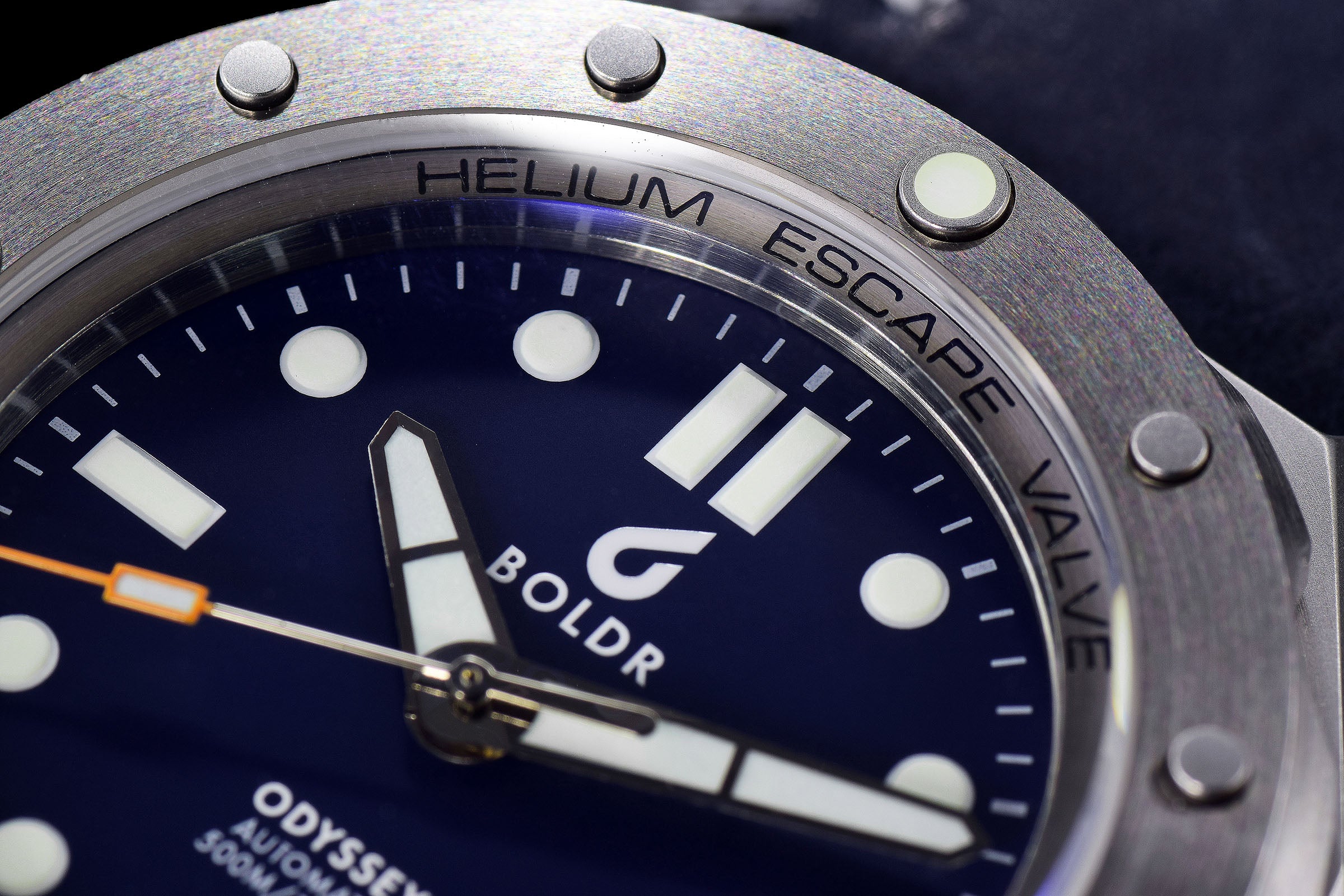 BOLDR Odyssey Stainless Steel Blue Diver Watch - Waterproof Luxury Timepiece for Men, Perfect for Diving, Swimming & Everyday Wear