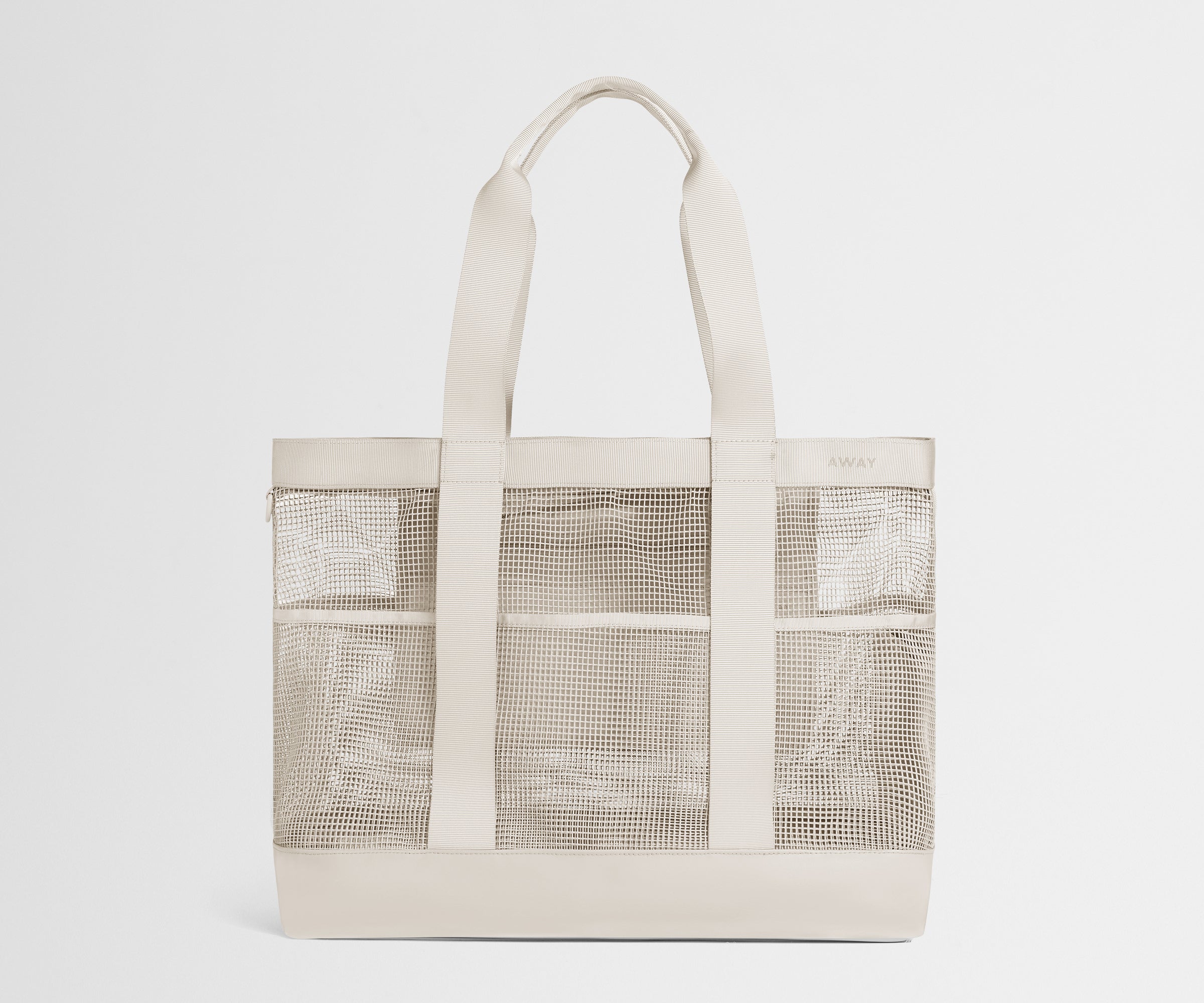 Stylish Salt White Beach Tote Bag - Large Waterproof Summer Tote for Women - Perfect for Beach Trips, Pool Parties & Vacation Getaways
