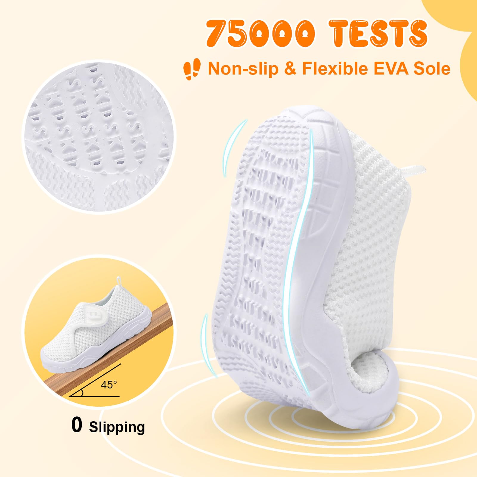 JOINFREE Kids Barefoot Shoes - Breathable Toddler Sneakers for School & Play