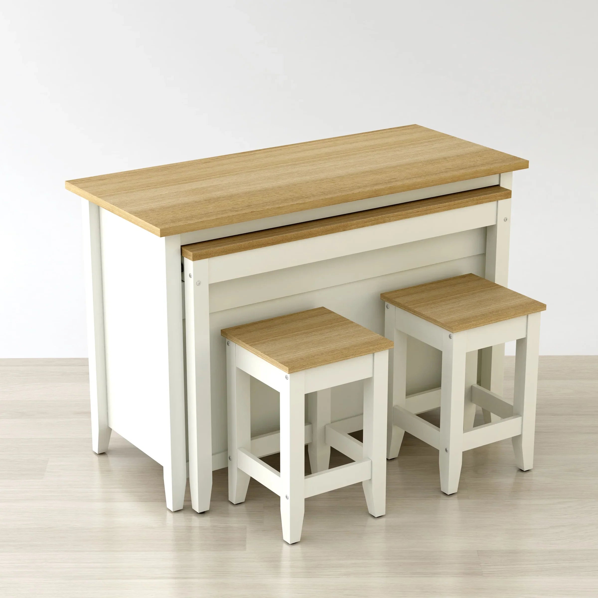 Anderson Teak Delphi 53-Inch Kitchen Island Cabinet with Storage - KC 053 - Perfect for Small Kitchens, Breakfast Bars & Open Concept Living Spaces