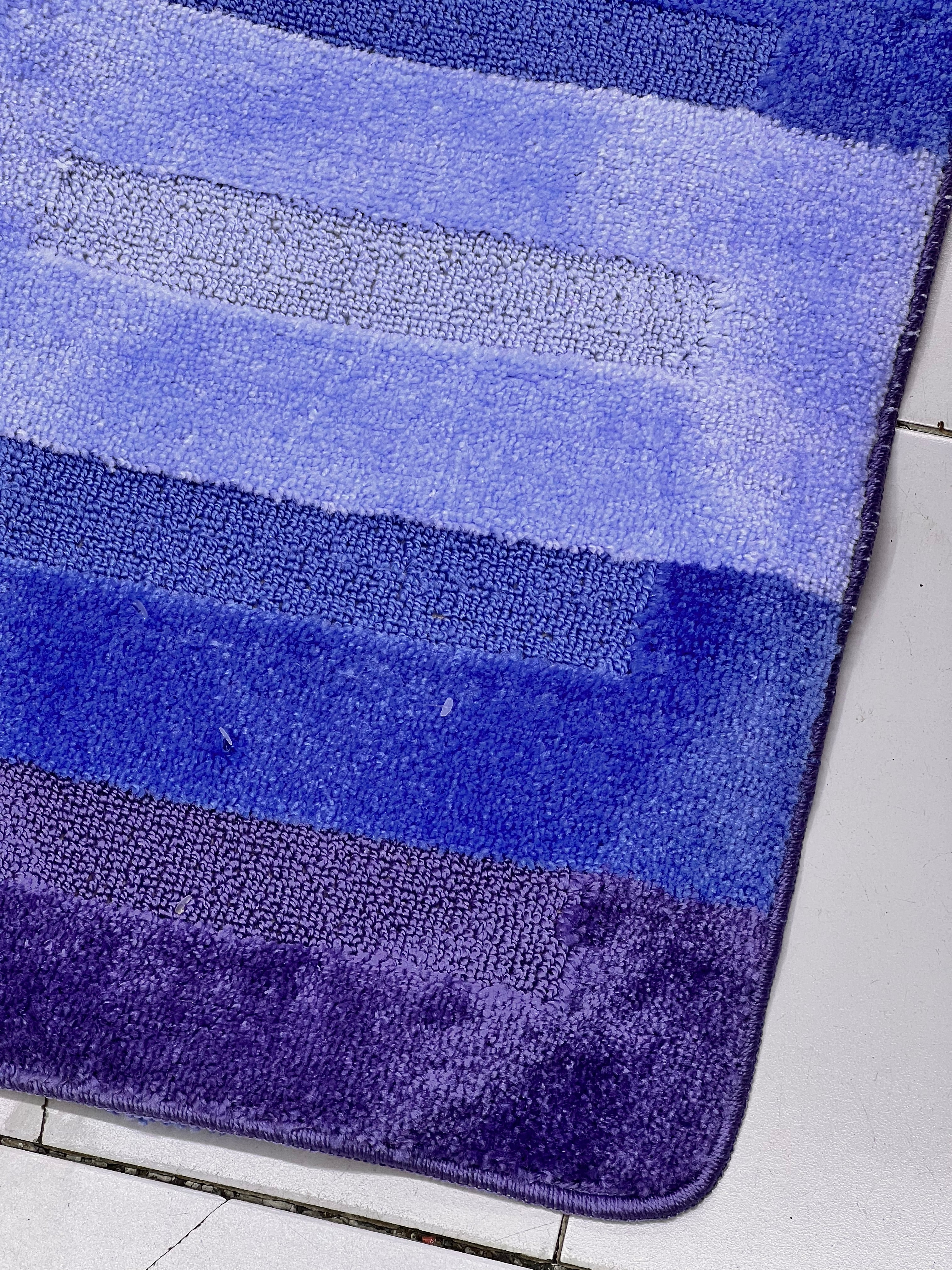 3-Piece Non-Slip Bathroom Toilet Mat Set - Soft Absorbent Rug for Bath, Shower & Floor - Perfect for Home, Apartment, Dorm Decor