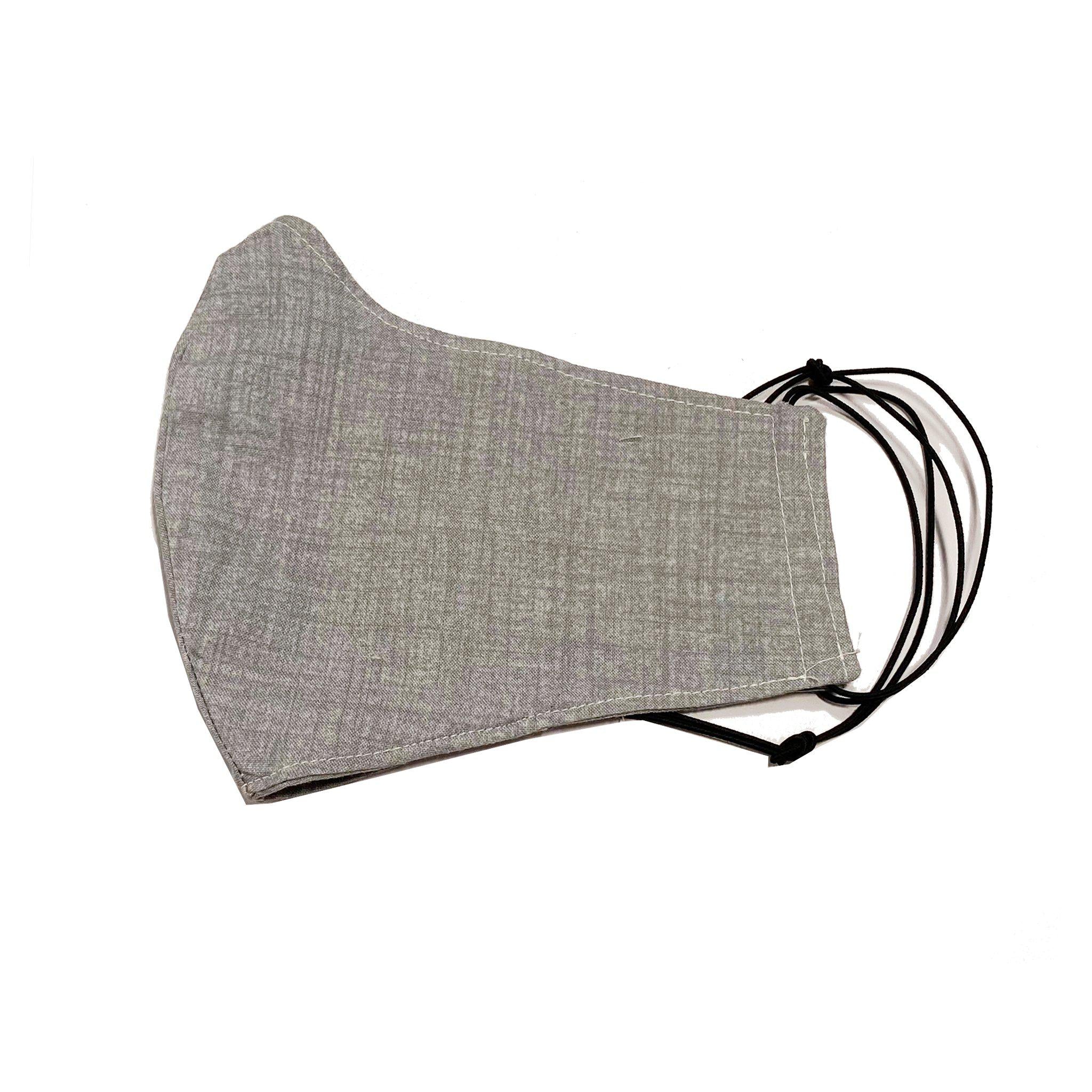 Retired Adult Cloth Face Mask - Green Oxford Fabric - Comfortable Reusable Face Covering for Daily Use, Travel & Outdoor Activities