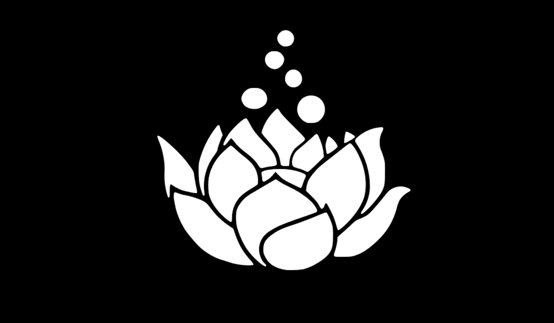 Lotus Flower Vinyl Sticker Decals - Pack of 2 Waterproof Decals for Car Bumper, Window, Laptop, Tablet, Phone - 6