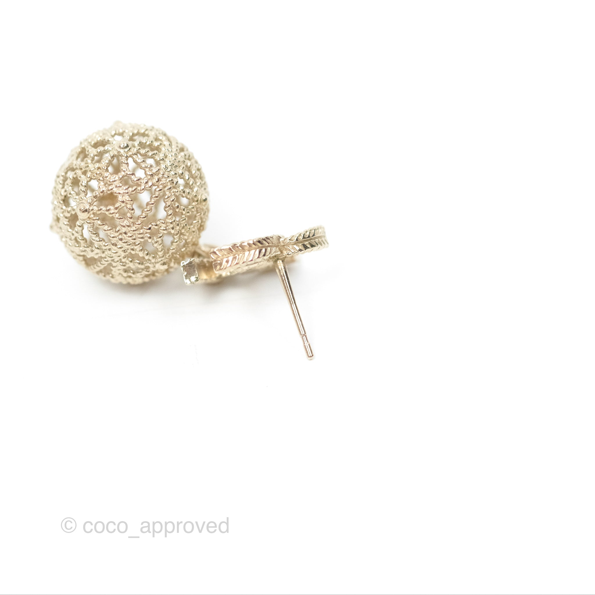 Chanel CC Drop Earrings in Gold Tone - Luxury Fashion Jewelry for Women, Perfect for Parties, Weddings & Special Occasions