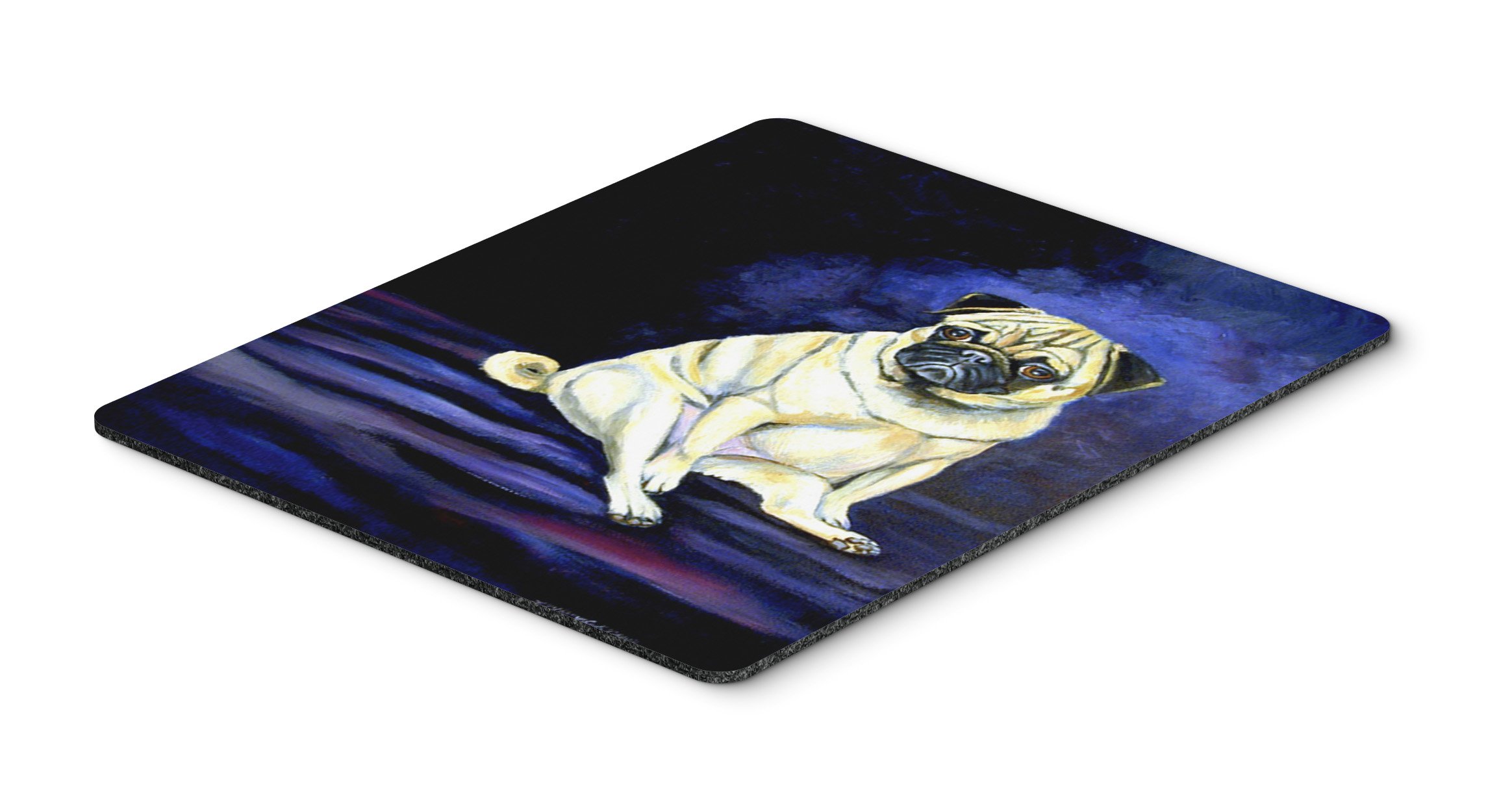 Caroline's Treasures 7026MP Fawn Pug Penny for Your Thoughts Washable Large Mouse Pad - Non-Slip Desk Mat for Home Office, Gaming & Computer Work - Perfect Gift for Pet Lovers & Pug Enthusiasts