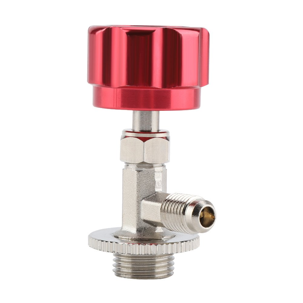 Car Refrigerant Can Tap Dispensing Valve Bottle Opener M14 1/4 for R134a Refrigerant - Professional Auto AC Recharging Tool for Mechanics & DIY Car Maintenance