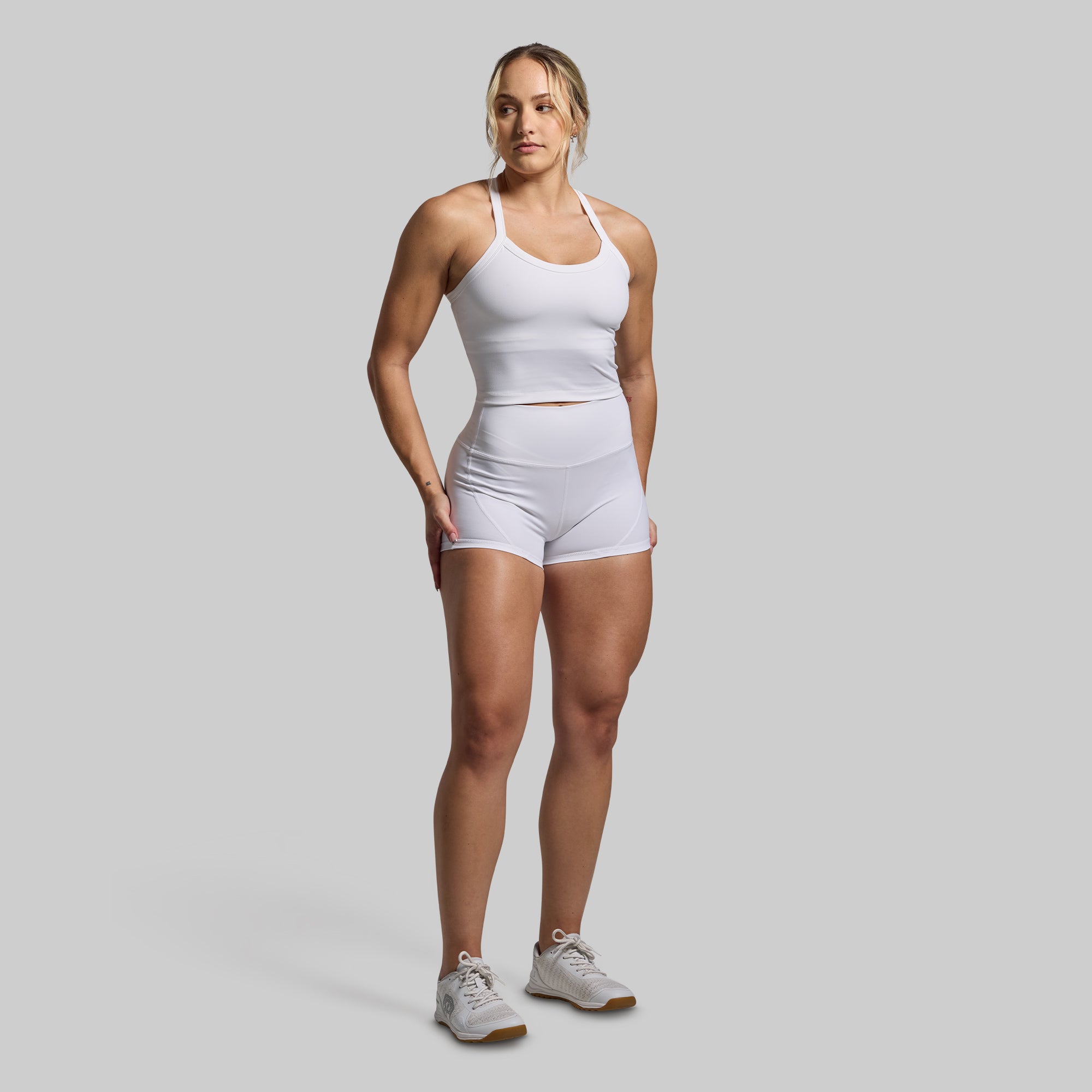 Best Women's Sports Bra - High Support, Comfort & Breathable - White - Perfect for Running, Yoga & Gym Workouts