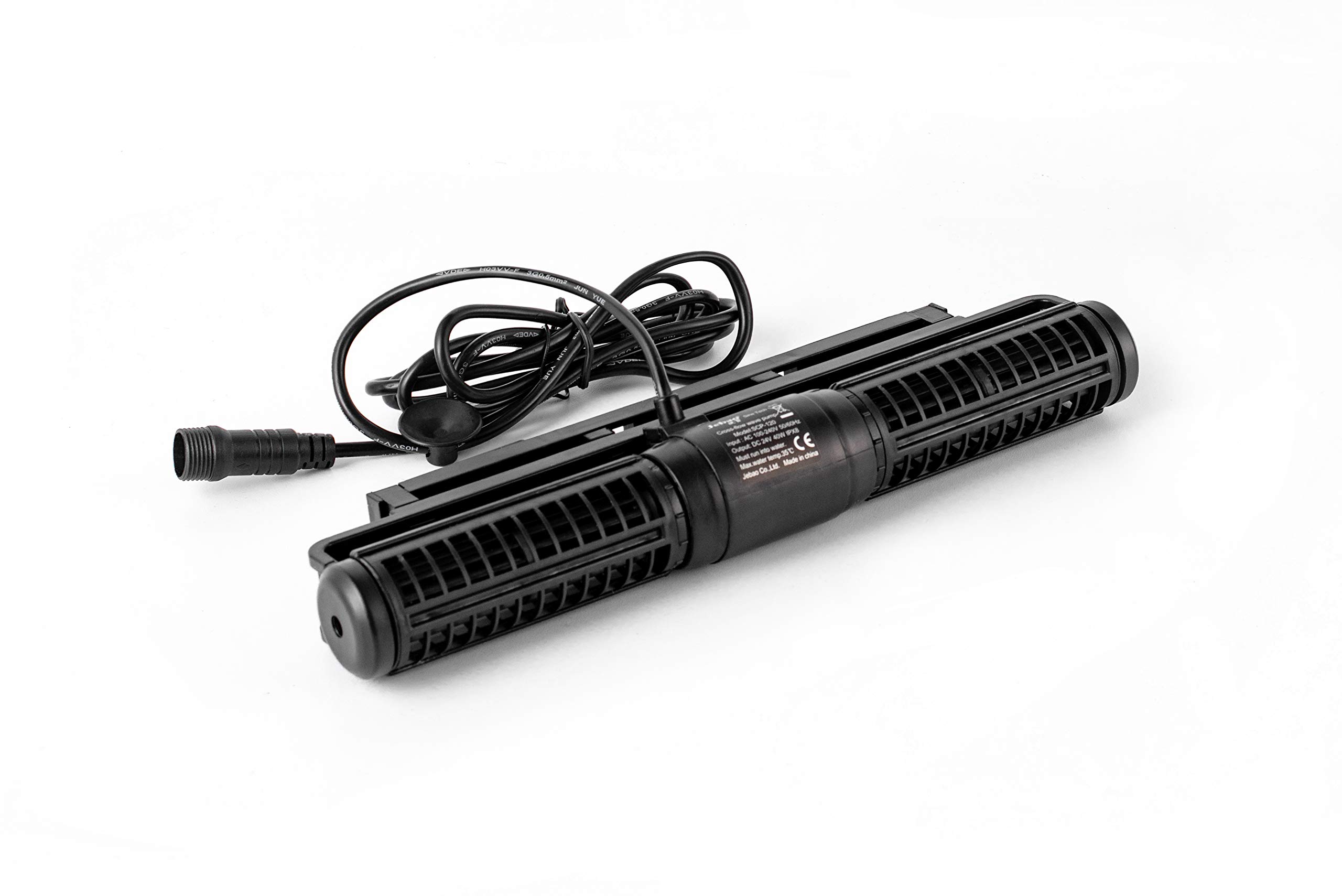 Jebao SCP-120 Sine Wave Cross Flow Pump with Controller for Aquarium, Fish Tank & Saltwater Reef - Powerful & Quiet Water Circulation for Marine Life