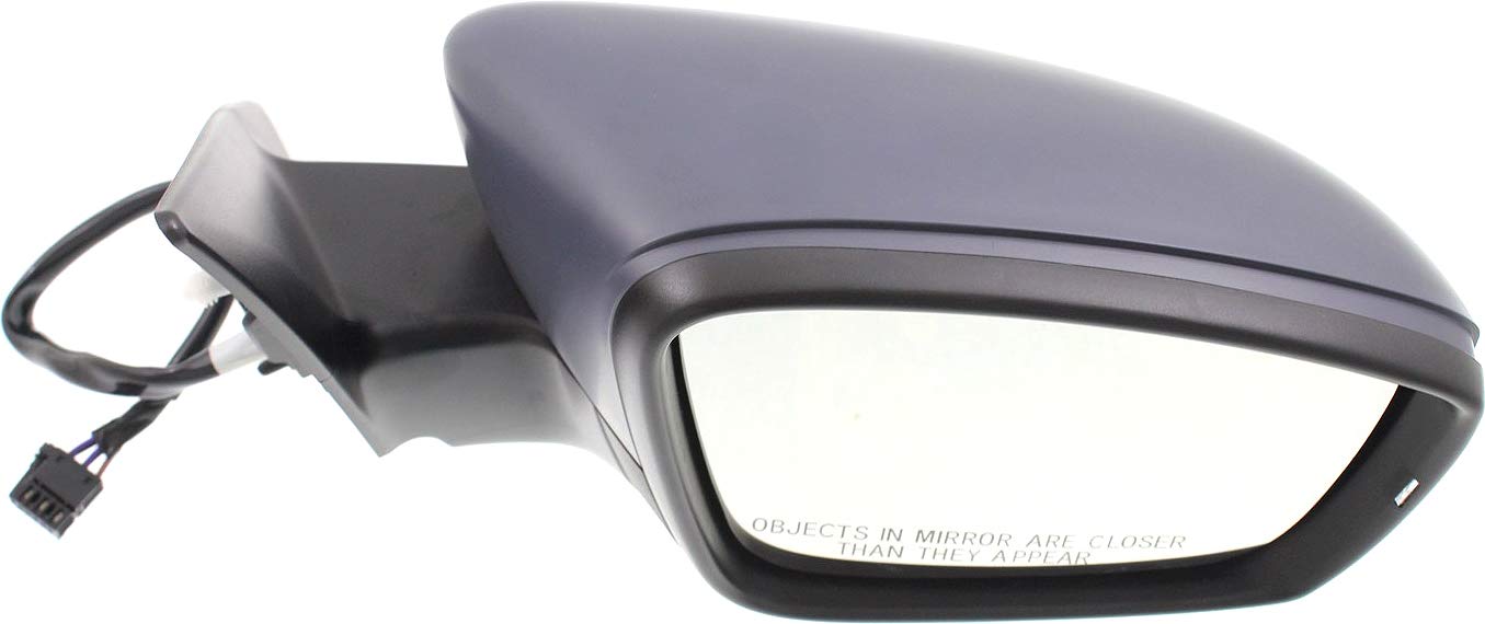 Power Heated Side Mirrors with Turn Signal for Volkswagen Beetle 2012-2018 - Driver & Passenger Side, Paintable - Perfect for Winter Driving & Enhanced Safety