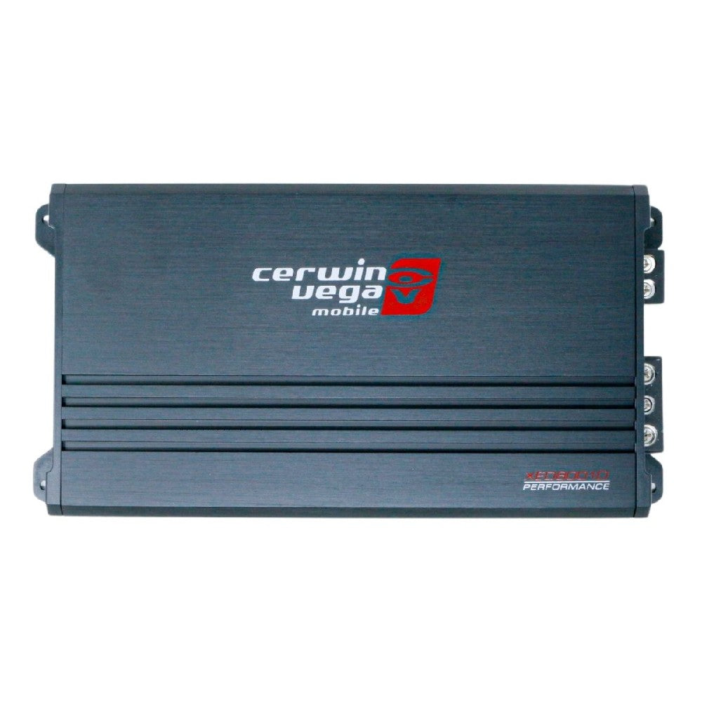 Cerwin Vega XED800 1D XED Series 800W Monoblock Car Amplifier - Certified Refurbished | High Power Bass Boost for Car Audio Systems & Subwoofers