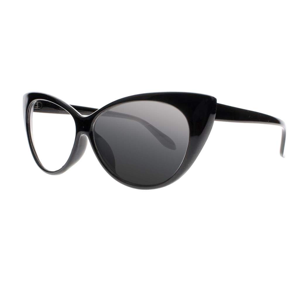 Women's Cat Eye Transition Photochromic Progressive Multifocal Reading Glasses with UV Protection - Stylish Light-Adjusting Sunglasses for Reading, Driving & Outdoor Activities