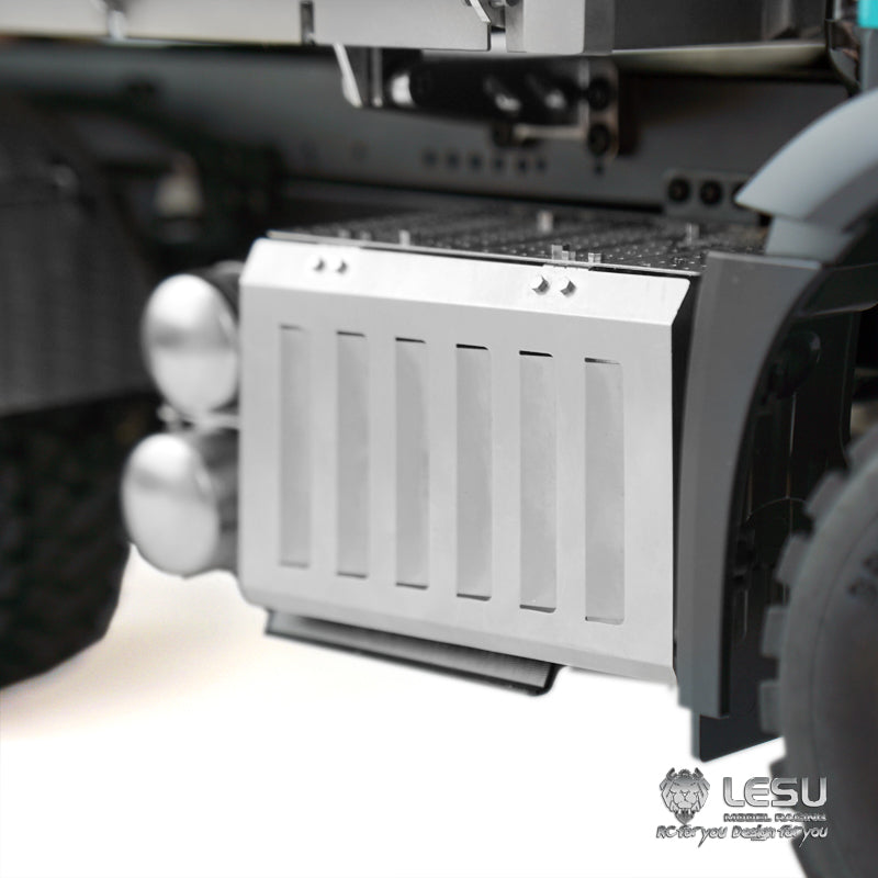 BEST SELLING LESU RC 1/14 Scale 3348 3-Axle 6X6 Remote Control Dump Truck with Motor & Servo - No Cabin DIY Upgrade Kit for RC Trucks | Perfect for Construction Site Play, Off-Road Adventures & RC Hobby Enthusiasts