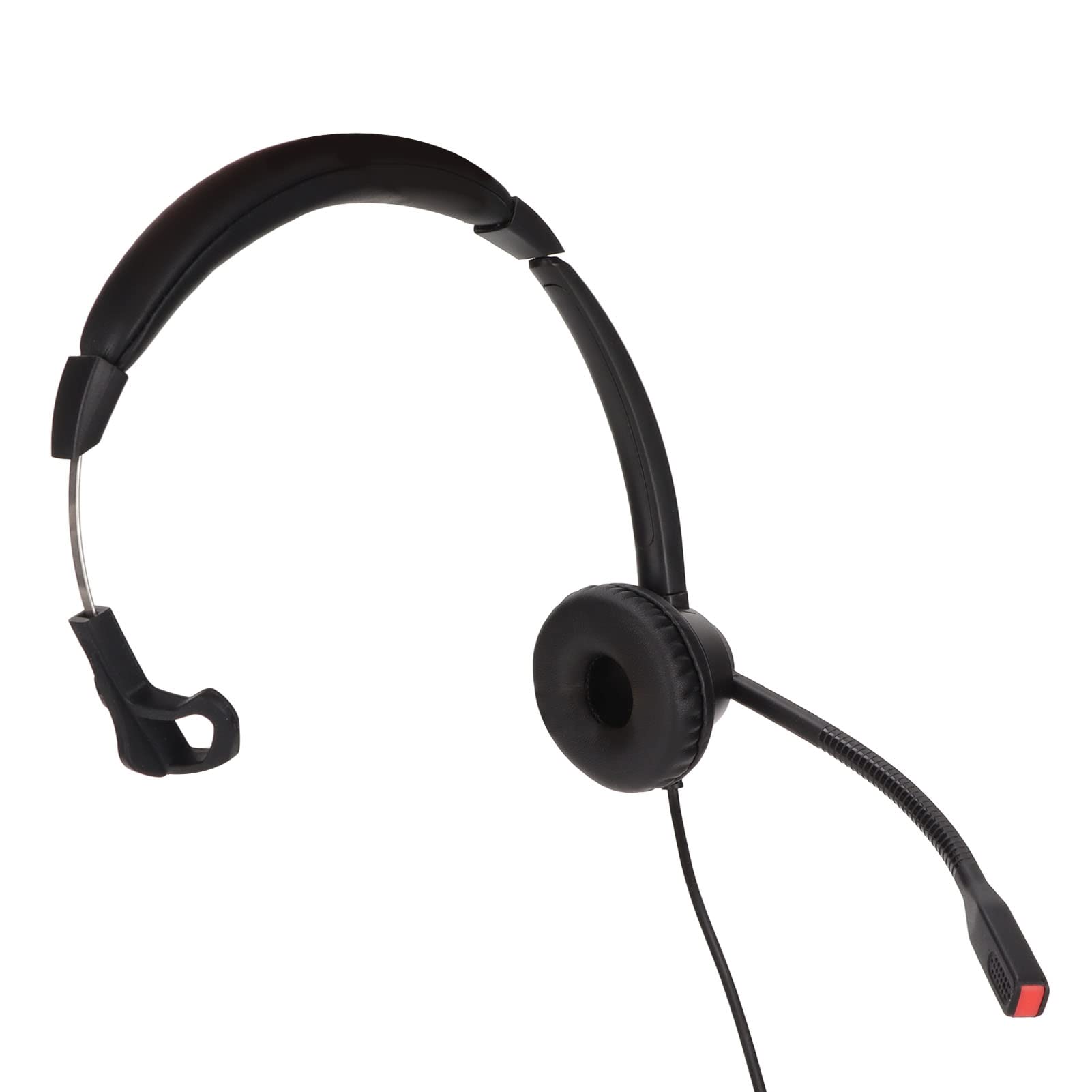 Premium RJ9 Telephone Headset with Noise Cancelling - Soft Earmuff Wired Business Headphones, Lightweight & Durable for Call Centers, Office, and Landline Phones - Ideal for Customer Service, Telemarketing, and Long Work Hours