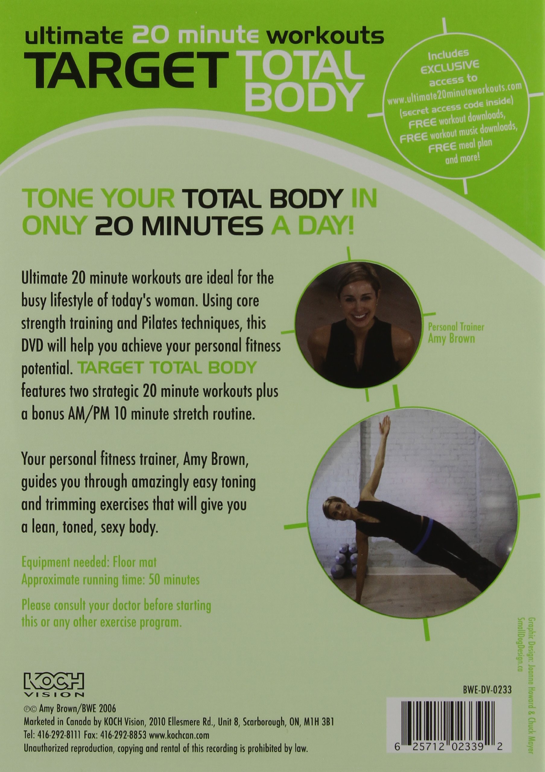 Ultimate 20-Minute Full Body Workout DVD - Fast & Effective Home Exercise Routine for Weight Loss & Toning | Perfect for Busy Professionals & Stay-at-Home Moms