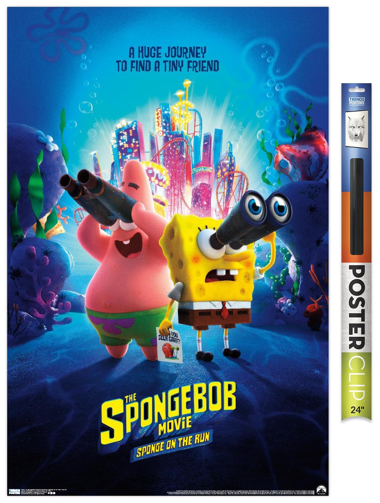 Trends International The SpongeBob Movie: Sponge On The Run - Key Art Wall Poster, 22.375
