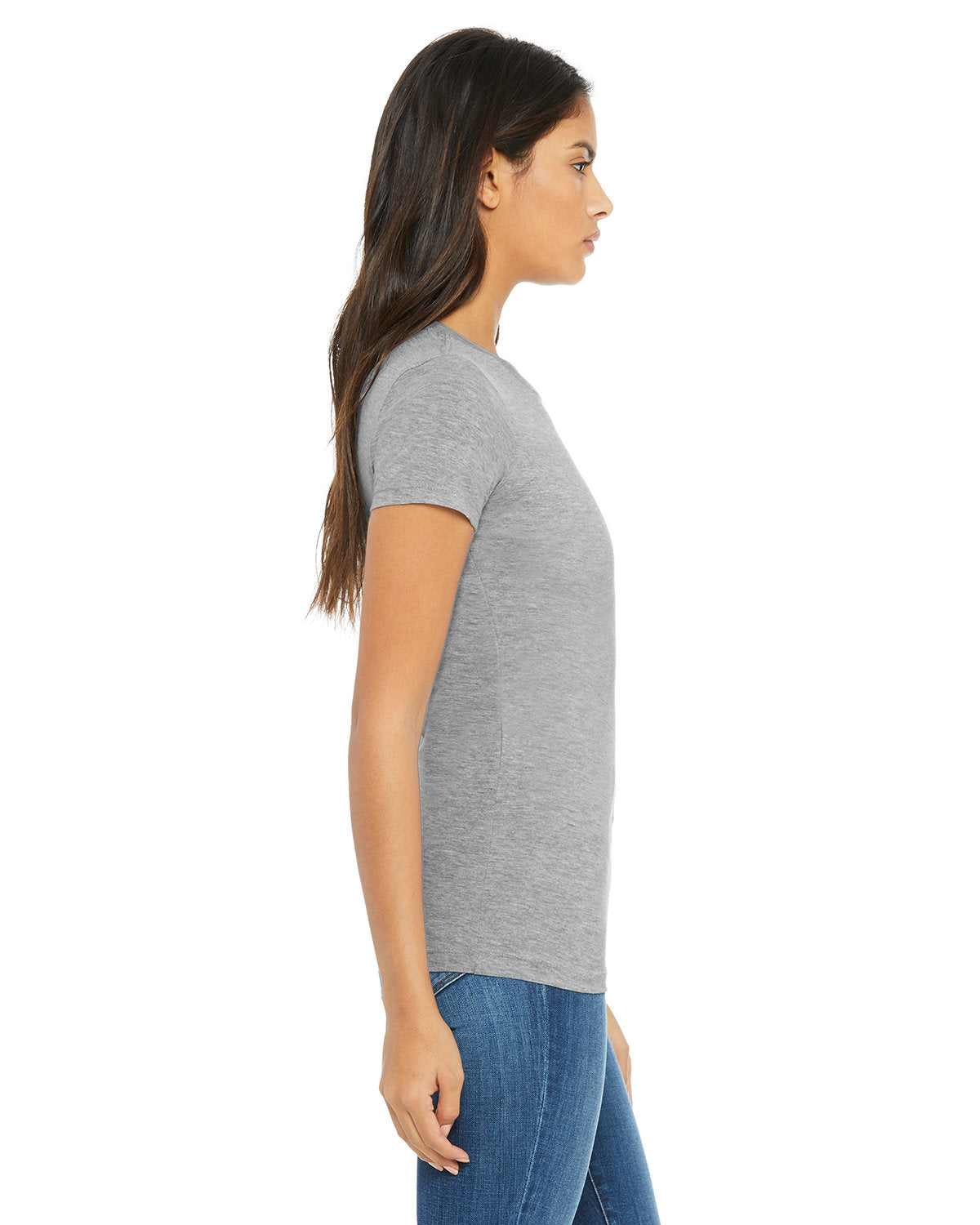 Bella + Canvas 6004 Women's Slim Fit Short Sleeve V-Neck T-Shirt - Soft & Comfortable for Casual Wear, Workout, and Layering