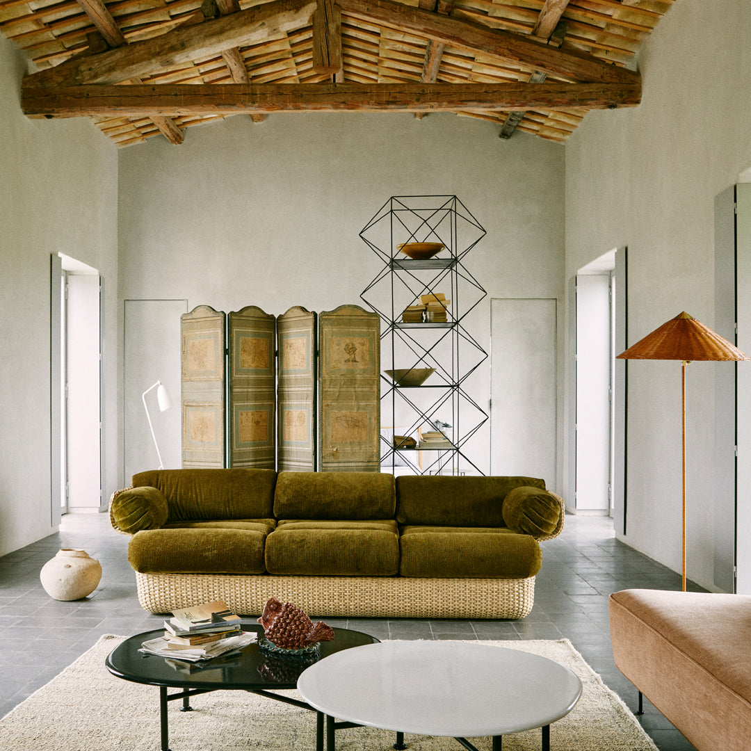 Joe Colombo Basket Sofa by Gubi - Modern Lounge Chair for Living Room, Office & Relaxation Spaces