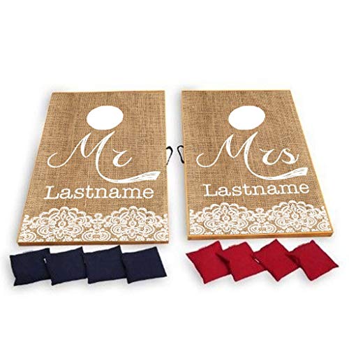 Mr. and Mrs. Rustic Burlap