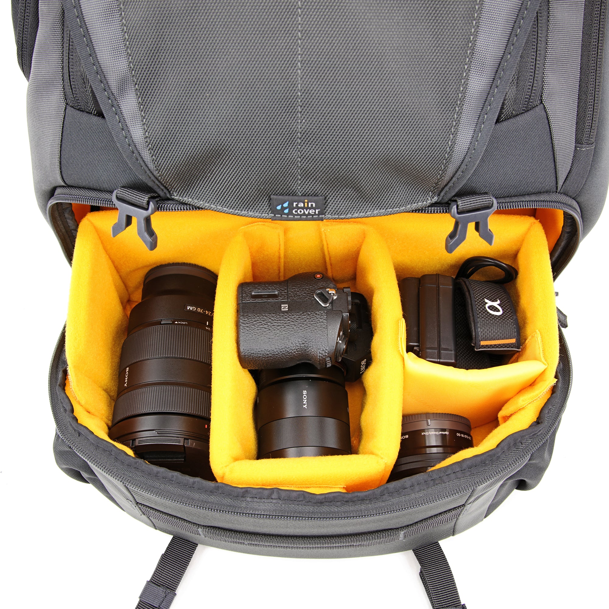 Alta Sky 51D DSLR Camera Backpack - Waterproof Professional Photography Bag for Travel & Hiking (Black/Gray) - Perfect for Photographers, Videographers & Outdoor Enthusiasts