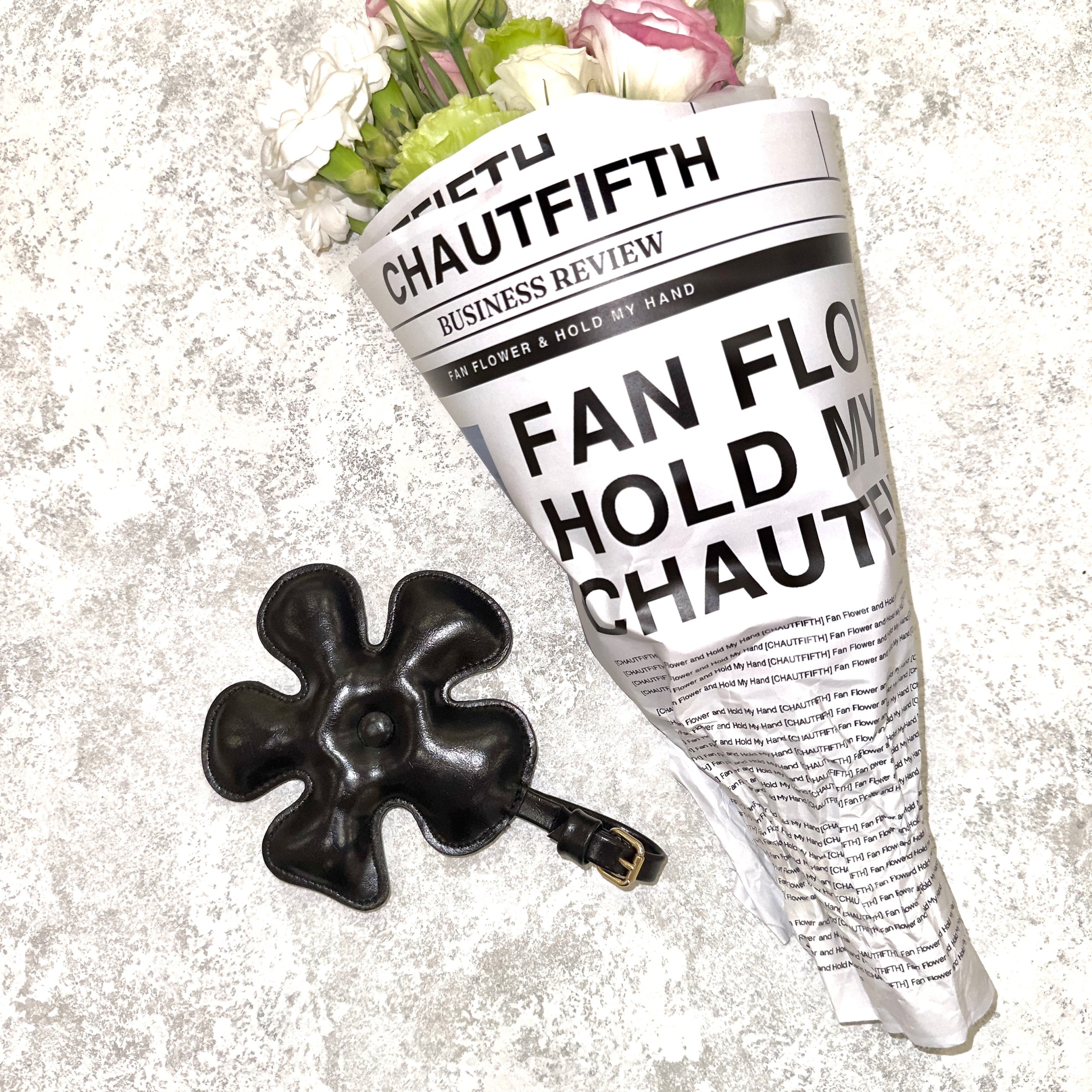CHAUTFIFTH ACC Fan Flower Charm S - Elegant Car Air Freshener with Floral Scent for Fresh & Fragrant Ride | Perfect for Cars, Offices & Home Décor