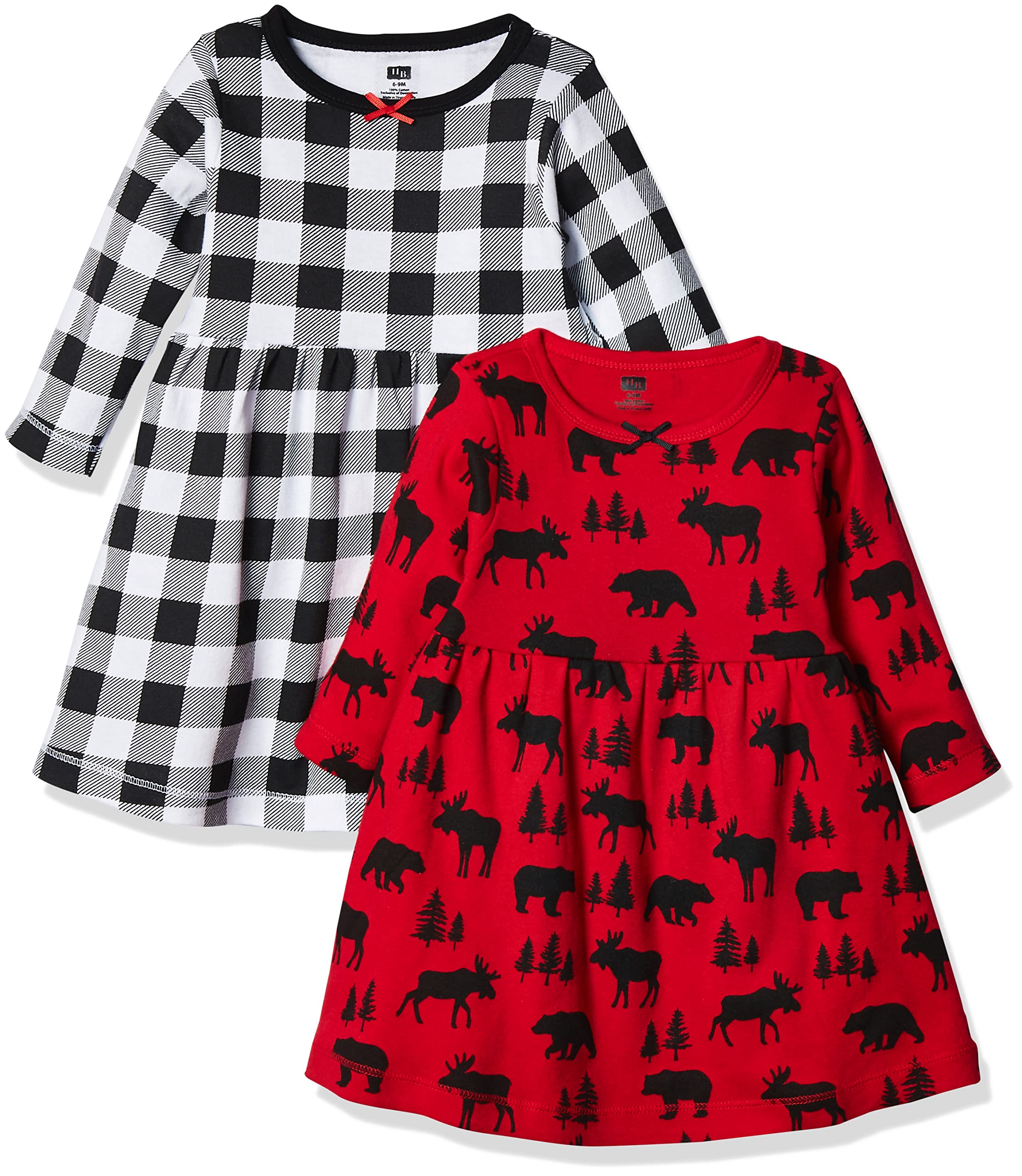 Hudson Baby Girls' Cotton Dresses for Play & Outings