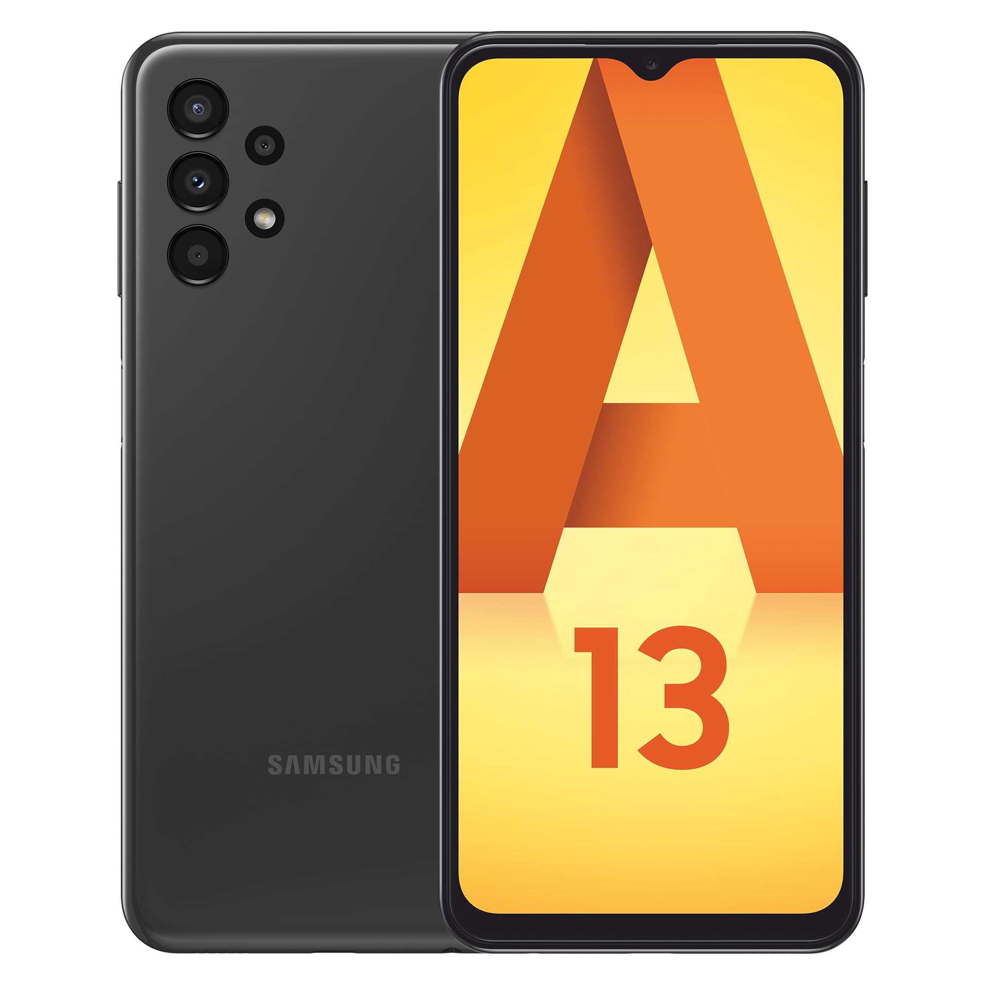 Samsung Galaxy A13 4G Smartphone 64GB Black - Unlocked Android Phone (No SIM Card Included) - Perfect for Work, Travel & Everyday Use