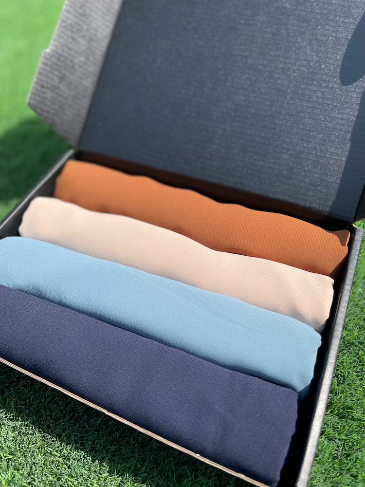 Ember Dusk Chiffon Hijab Set - Lightweight Muslim Scarf for Women - Perfect for Prayer, Daily Wear & Special Occasions