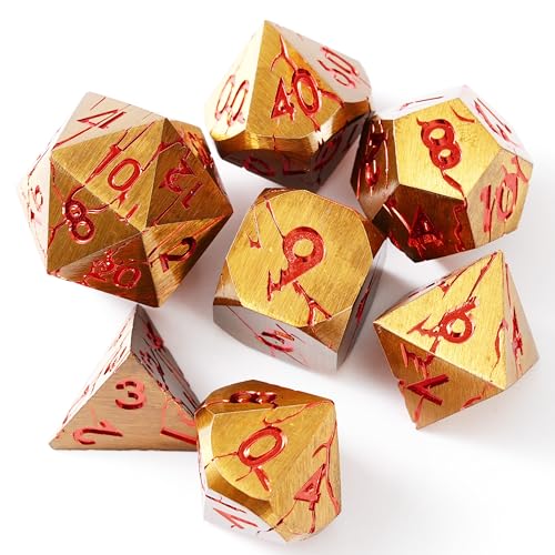 Gold and Red Cracks